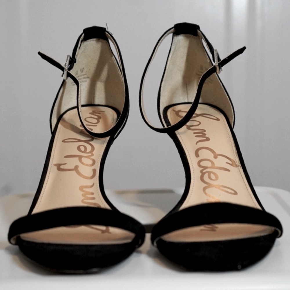 Sam Edelman “Patti” Black Suede Heel